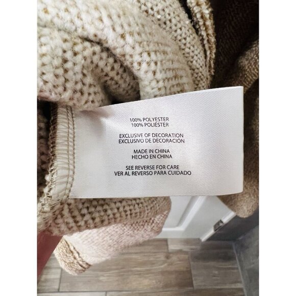 Eddie Bauer Women's Quarter Button Up Pullover Sweater Pumice Size XL NWT - Picture 7 of 9